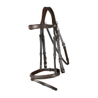 Kombiniertes Reithalfter mit Karabiner Dy'on Working Braun Kombiniertes Reithalfter mit Karabiner Dy'on Working Braun