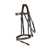 Kombiniertes Reithalfter mit Karabiner Dy'on Working Braun Kombiniertes Reithalfter mit Karabiner Dy'on Working Braun
