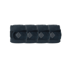 Polar-Fleece-Polo-Bandagen Basic Velvet Kentucky Schwarz