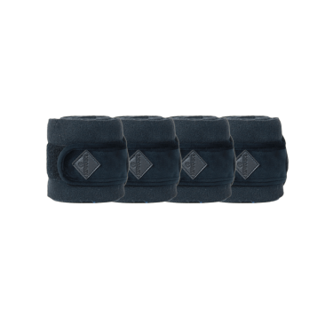 Polar-Fleece-Polo-Bandagen Basic Velvet Kentucky Schwarz