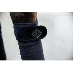 Polar-Fleece-Polo-Bandagen Basic Velvet Kentucky Schwarz