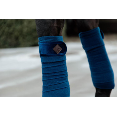 Polar-Fleece-Polo-Bandagen Basic Velvet Kentucky Marineblau Polar-Fleece-Polo-Bandagen Basic Velvet Kentucky Marineblau