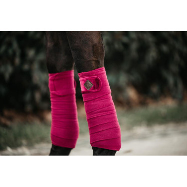 Polo Bandagen Polar Fleece Velvet Kentucky Fuchsie Rosa