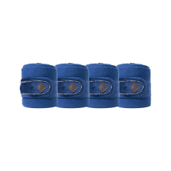 Polo-Bandagen Polar Fleece Velvet Pearls Kentucky Marineblau