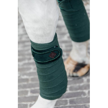 Polo-Bandagen Polar Fleece Velvet Pearls Kentucky Tannengrün Polo-Bandagen Polar Fleece Velvet Pearls Kentucky Tannengrün