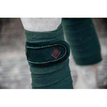Polo-Bandagen Polar Fleece Velvet Pearls Kentucky Tannengrün Polo-Bandagen Polar Fleece Velvet Pearls Kentucky Tannengrün