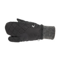 Winter-Drei-Finger-Fäustlinge von Horze Schwarz