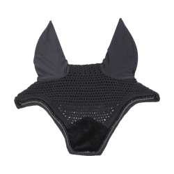 Wellington-Samt-Perlen-Mütze Kentucky Schwarz