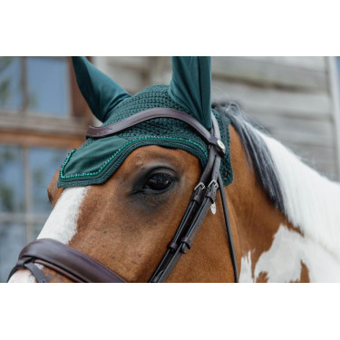 Wellington-Samt-Perlen-Mütze Kentucky Tannengrün Grün Wellington-Samt-Perlen-Mütze Kentucky Tannengrün Grün