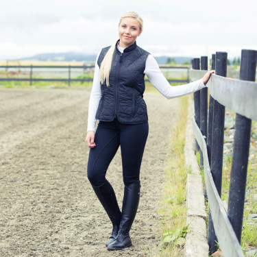 Damenreithose Horze Active mit Silikon-Vollbesatz Damenreithose Horze Active mit Silikon-Vollbesatz