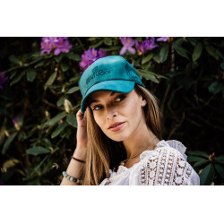 Baseballkappe Samt Kentucky Smaragd Gr&uuml;n