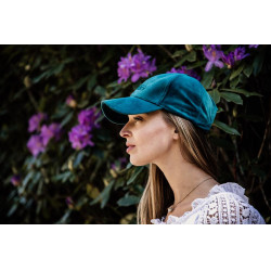 Baseballkappe Samt Kentucky Smaragd Gr&uuml;n