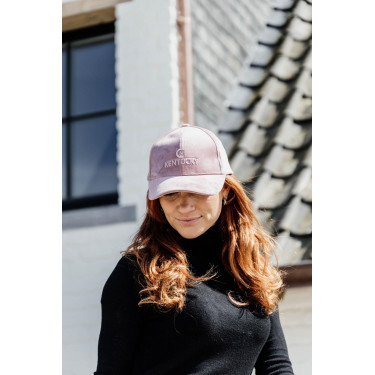 Baseballkappe Samt Kentucky Altrosa Baseballkappe Samt Kentucky Altrosa