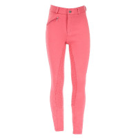 Horze Active Kinderreithose mit Silikon-Vollbesatz Pink