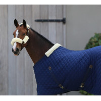 Schafsfell-Schoner für Halfter 4-teilig Kentucky Schwarz