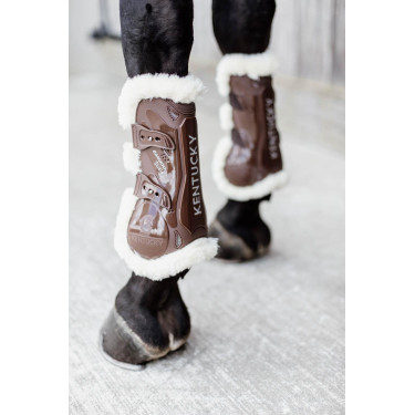 Gamaschen Bamboo Elastisch veganes Lammfell Kentucky Gamaschen Bamboo Elastisch veganes Lammfell Kentucky