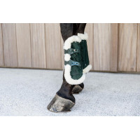 Gamaschen Bamboo Elastique Velvet veganes Lammfell Kentucky Dunkelgrün Gr&amp;amp;amp;amp;amp;amp;amp;amp;uuml;n