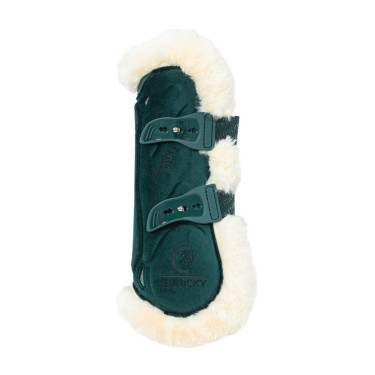 Gamaschen Bamboo Elastique Velvet veganes Lammfell Kentucky Dunkelgrün Gr&amp;amp;amp;amp;amp;amp;amp;amp;uuml;n