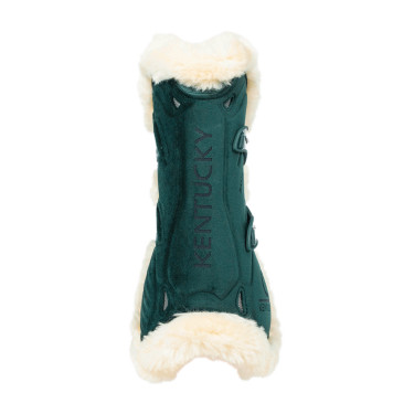 Gamaschen Bamboo Elastique Velvet veganes Lammfell Kentucky Dunkelgrün Gr&amp;amp;amp;amp;amp;amp;amp;amp;uuml;n