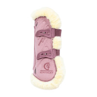 Guêtres Bamboo Élastique Velvet mouton vegan Kentucky Bordeaux