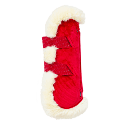 Gamaschen Bamboo Elastique Velvet veganes Lammfell Kentucky Rot