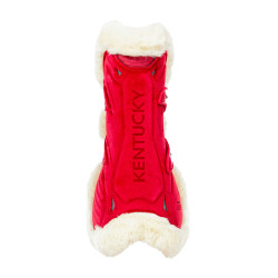 Gamaschen Bamboo Elastique Velvet veganes Lammfell Kentucky Rot