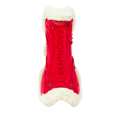 Gamaschen Bamboo Elastique Velvet veganes Lammfell Kentucky Rot Gamaschen Bamboo Elastique Velvet veganes Lammfell Kentucky Rot