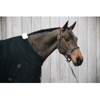 Anatomisches Lederhalfter Kentucky Schwarz