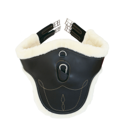 Gurt mit Schaffell Kentucky Schwarz