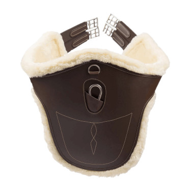 Gurt mit Schaffell Kentucky Braun