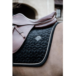 Satteldecke Basic Velvet Jumping Kentucky Schwarz Satteldecke Basic Velvet Jumping Kentucky Schwarz