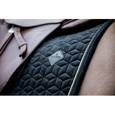 Satteldecke Basic Velvet Jumping Kentucky Schwarz Satteldecke Basic Velvet Jumping Kentucky Schwarz