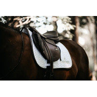 Satteldecke Fishbone Leather Jumping Kentucky Schwarz