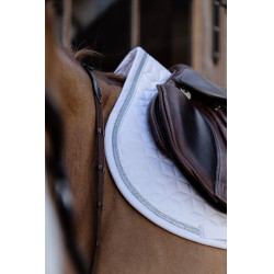 Satteldecke Glitter Rope Jumping Kentucky Weiß Weiß Satteldecke Glitter Rope Jumping Kentucky Weiß Weiß