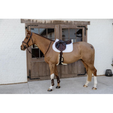 Satteldecke Glitter Rope Jumping Kentucky Weiß Weiß Satteldecke Glitter Rope Jumping Kentucky Weiß Weiß