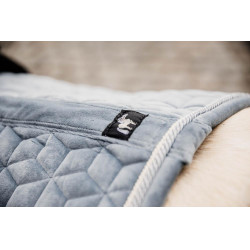 Satteldecke Velvet Jumping Kentucky Hellblau