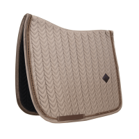 Tapis de selle Velvet Pearls dressage Kentucky Beige