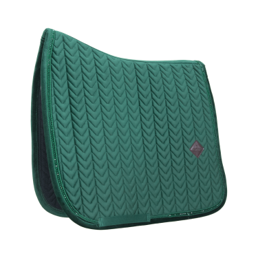 Satteldecke Velvet Pearls Dressur Kentucky Tannengrün Grün Satteldecke Velvet Pearls Dressur Kentucky Tannengrün Grün