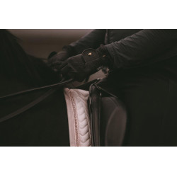 Satteldecke Velvet Pearls Dressur Kentucky Blassrosa