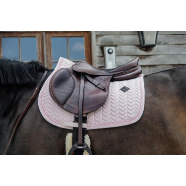 Satteldecke Velvet Pearls Jumping Kentucky Blassrosa Satteldecke Velvet Pearls Jumping Kentucky Blassrosa