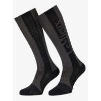 Silikonsocken LeMieux Performance Graphit Grau