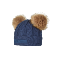 Mütze LeMieux Mini Doppelbommel Atlantikblau Mütze LeMieux Mini Doppelbommel Atlantikblau