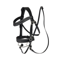 Wettkampfzaum LeMieux für Hobby Horse Schwarz