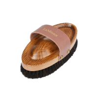 Brosse pour le corps Artisan LeMieux en laine de mouton Marron
