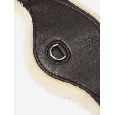 Profilierter Dressurgurt LeMieux Arika Simuwool Braun Profilierter Dressurgurt LeMieux Arika Simuwool Braun