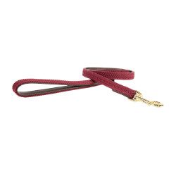 Laisse pour chien Plaited Nylon 120 cm Kentucky Bordeaux