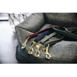 Laisse pour chien Plaited Nylon 120 cm Kentucky Bordeaux