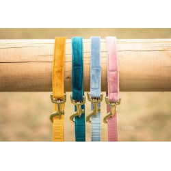 Laisse pour chien Velvet 120 cm Kentucky Bleu clair Laisse pour chien Velvet 120 cm Kentucky Bleu clair