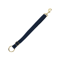 Nylon-Anbindestrick mit Karabiner und langem Ring Kentucky Marineblau