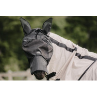 Masque anti-mouches Classic avec oreilles et couvre-nez Kentucky Noir